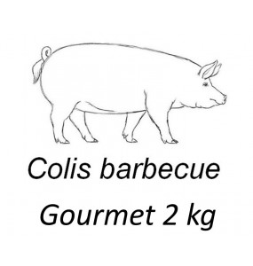 Colis porc Barbecue GOURMET - 2kg