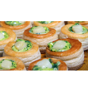 24 mini feuilletés à l'escargot (congelé)