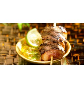 Brochettes de canard mariné (lot de 3) /...