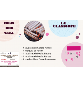 Colis BBQ Le classique 10/12 pers.