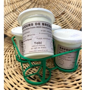 Lot de 4 yaourts de brebis aux fruits identiques