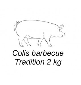 Colis porc Barbecue TRADITION 2 kg