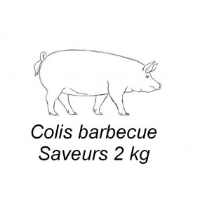 Colis porc Barbecue SAVEURS 2 kg