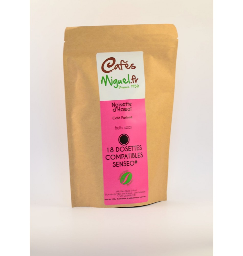 Café dosettes noisettes hawaï Café dosettes noisettes hawaï