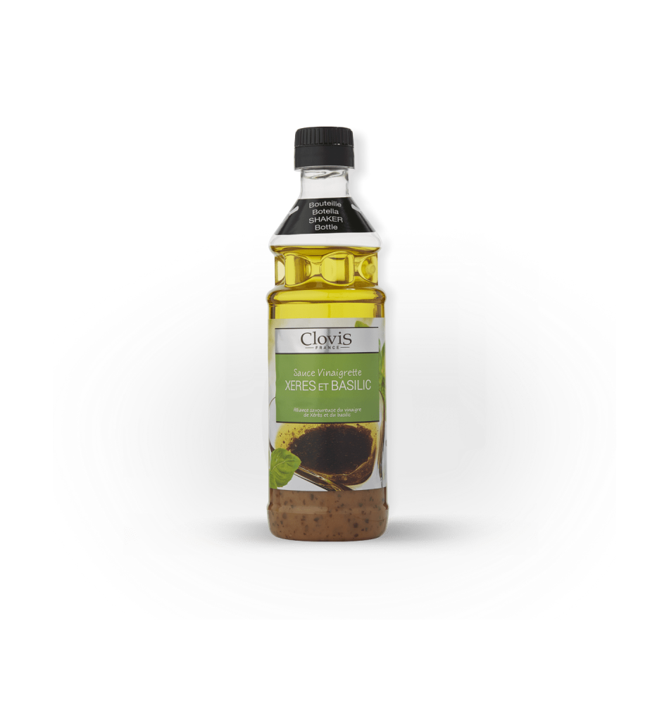 Sauce vinaigrette Xéres et Basilic